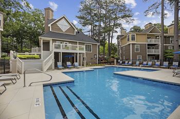 Resort style swimming pool